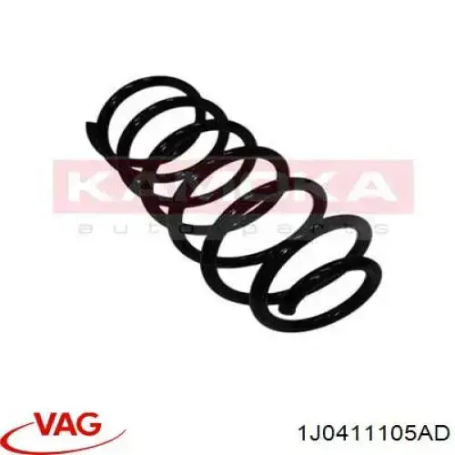 Comprar 1J0411105AD VAG Muelle delantero