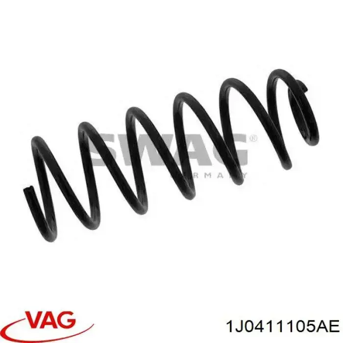Comprar 1J0411105AE VAG Muelle delantero