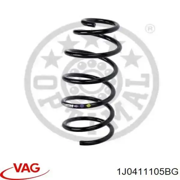 Muelle delantero VAG 1J0411105BG precio, desde 32,72 EUR