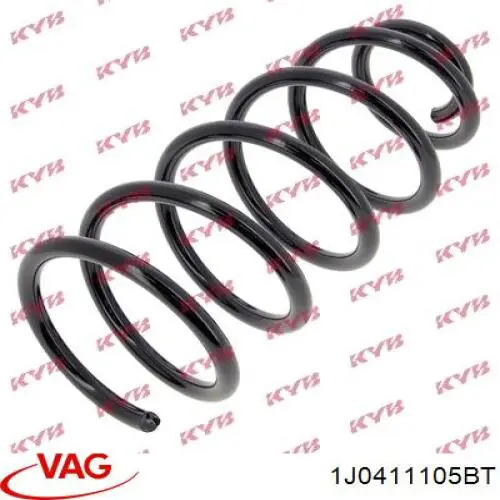 Comprar 1J0411105BT VAG Muelle delantero