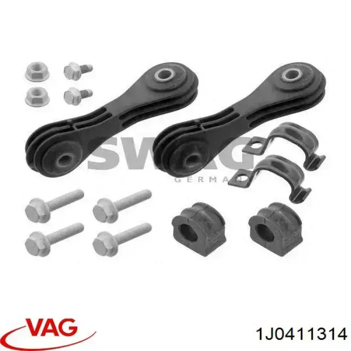 Buje de barra estabilizadora delantera 1J0411314 VAG