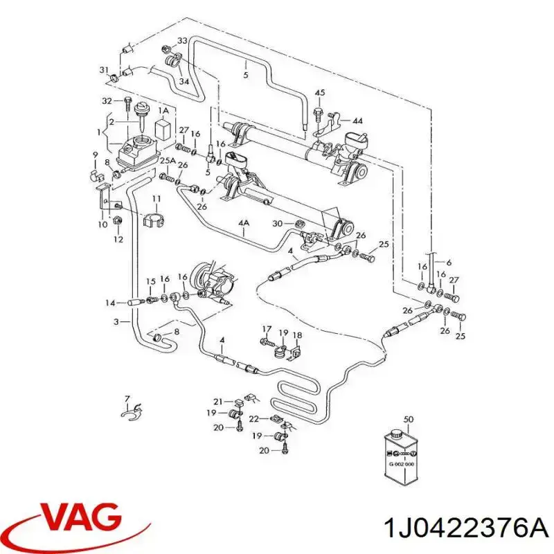 Tapa del depósito de la bomba de dirección asistida VAG 1J0422376A precio, desde 26,32 EUR
