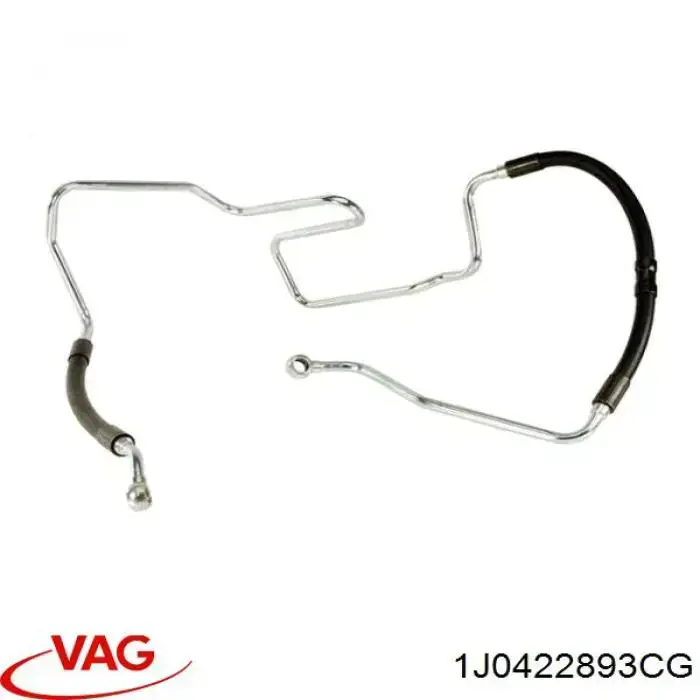Manguera de alta presión de la dirección asistida desde la bomba hasta la cremallera VAG 1J0422893CG precio, desde 93,17 EUR