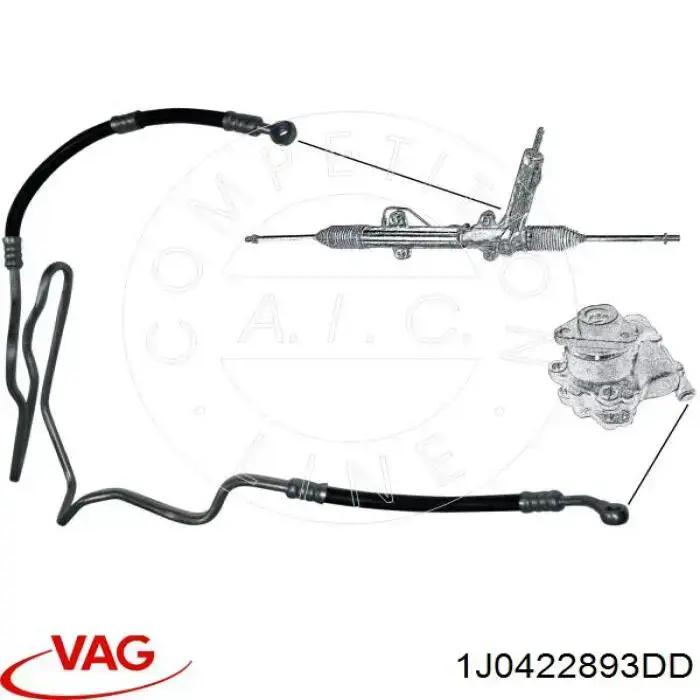 Comprar 113358 Hans Pries (Topran) Manguera de alta presion de direccion, hidráulica