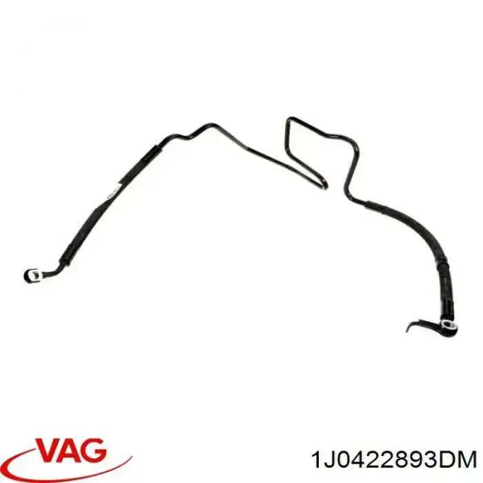 Manguera de alta presión de la dirección asistida desde la bomba hasta la cremallera VAG 1J0422893DM precio, desde 198,95 EUR