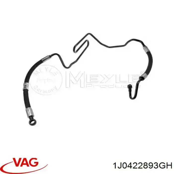 Manguera de alta presión de la dirección asistida desde la bomba hasta la cremallera VAG 1J0422893GH precio, desde 112,97 EUR