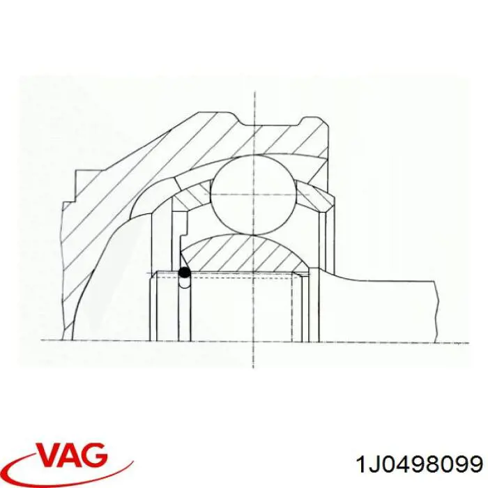 Junta homocinética exterior delantera VAG 1J0498099 precio, desde 34,06 EUR