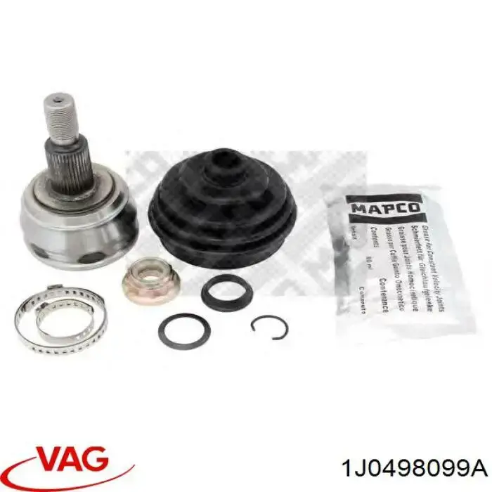 Junta homocinética exterior delantera VAG 1J0498099A precio, desde 34,06 EUR