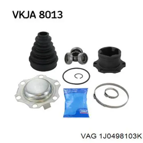 Junta homocinética interna delantera 1J0498103K VAG