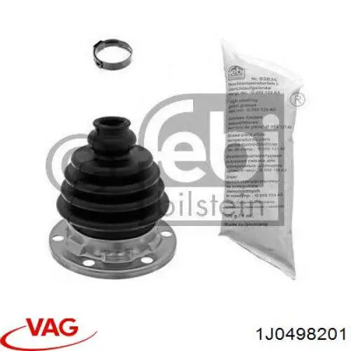 Fuelle, semieje delantero interior VAG 1J0498201