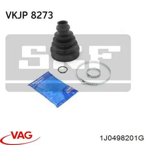 Fuelle de semieje delantero interior 1J0498201G VAG