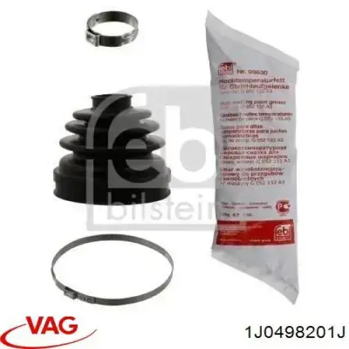 Fuelle, semieje delantero interior VAG 1J0498201J