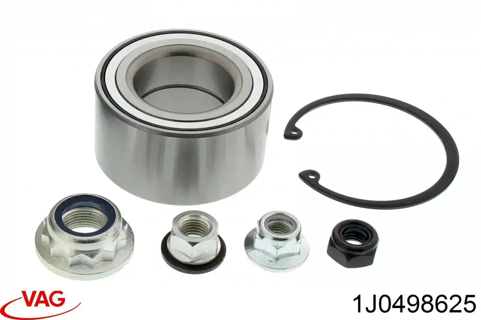 Cojinete de rueda delantero 1J0498625 VAG