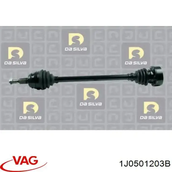 Árbol de transmisión trasero izquierdo para Volkswagen Golf (1J1)