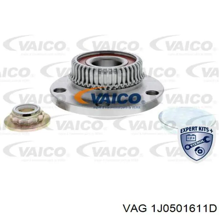 Cubo de rueda trasero 1J0501611D VAG