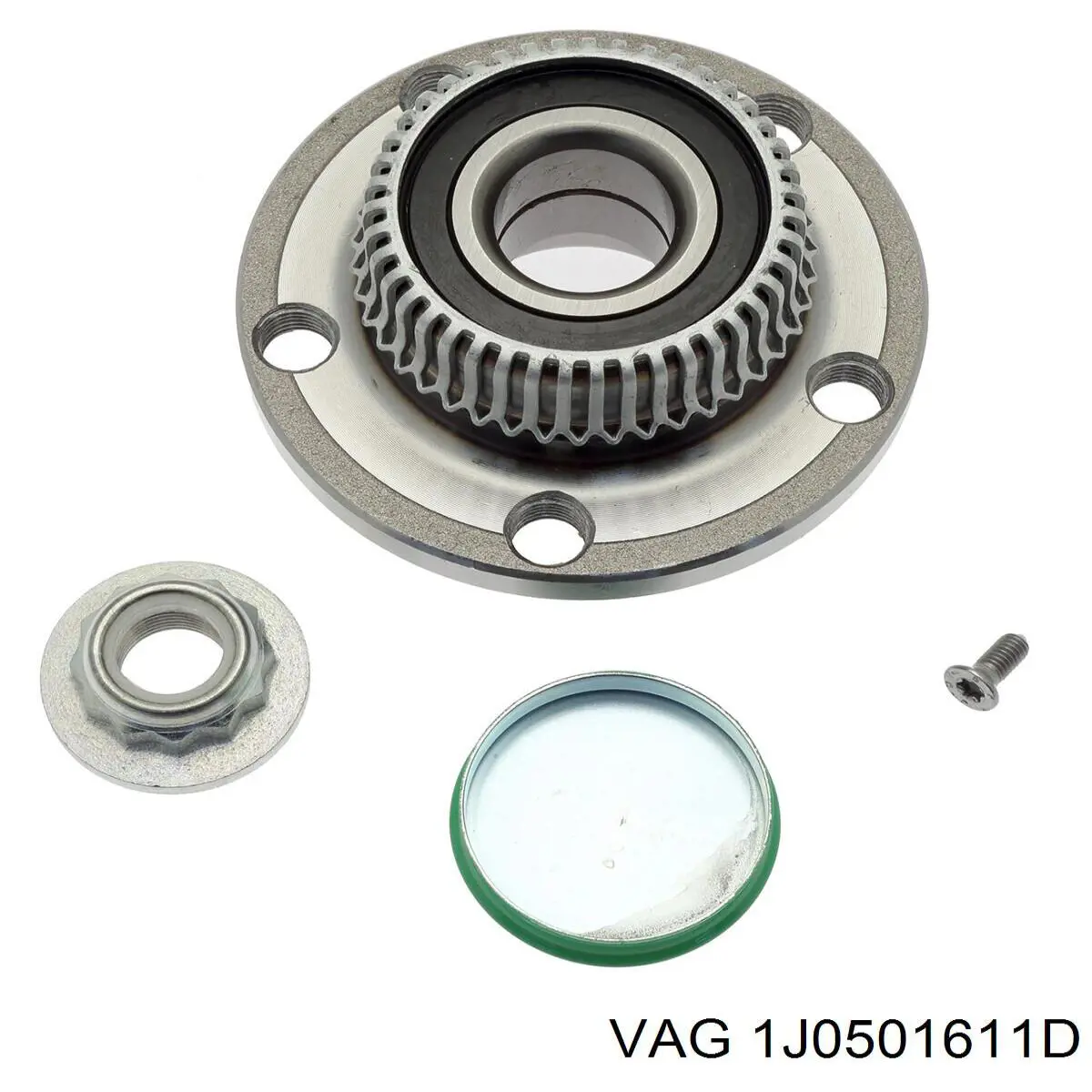 1J0501611D VAG Buje de rueda trasero