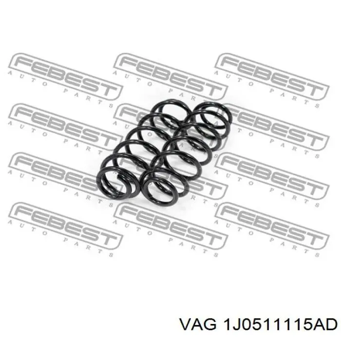 Muelle de suspensión trasero VAG 1J0511115AD precio, desde 85,28 EUR