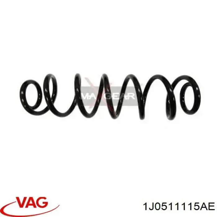 Muelle de suspensión trasero VAG 1J0511115AE precio, desde 19,57 EUR