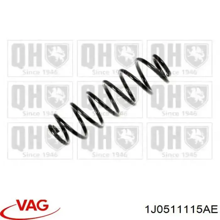 Comprar 1J0511115AE VAG Muelle de eje trasero