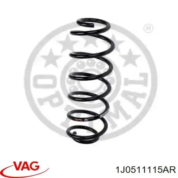 Comprar 1J0511115AR VAG Muelle de eje trasero