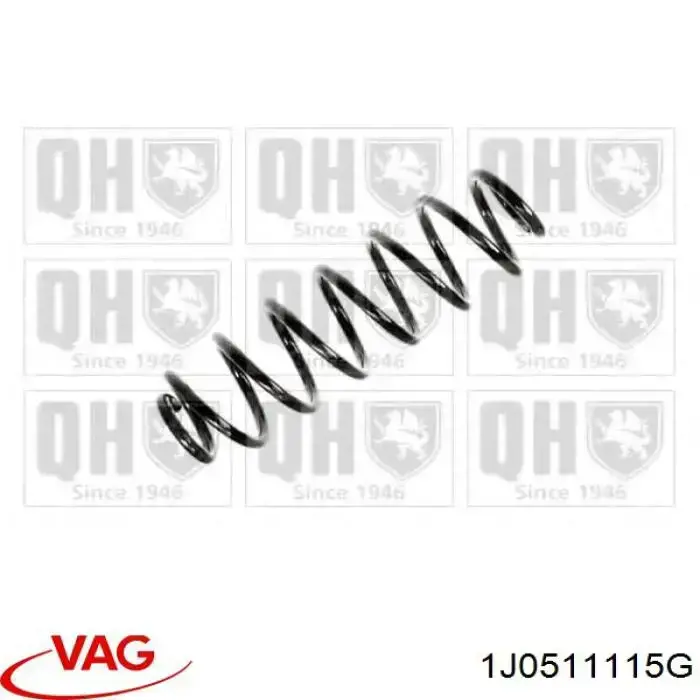 Muelle de suspensión trasero VAG 1J0511115G precio, desde 56,20 EUR