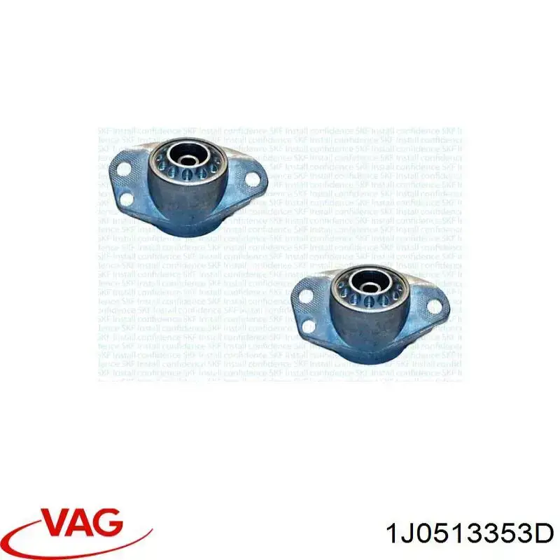 1J0513353D VAG Soporte amortiguador trasero