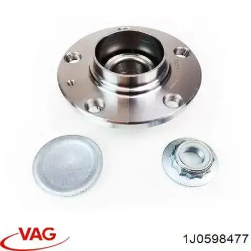 1J0598477 VAG Buje de rueda trasero