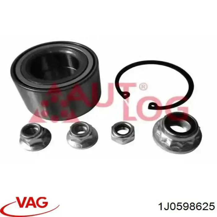 1J0598625 VAG cojinete de rueda delantero