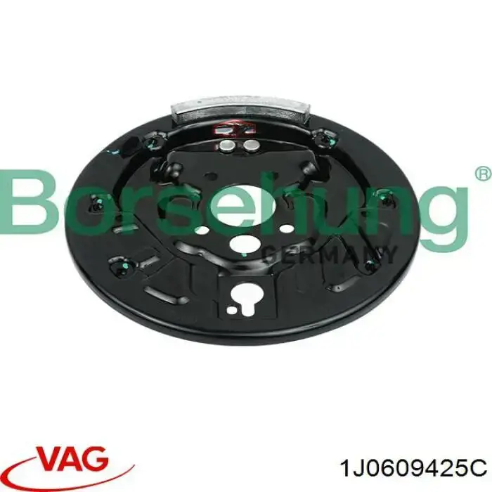 Comprar 1J0609425C VAG Disco de soporte del tambor de freno trasero izquierdo