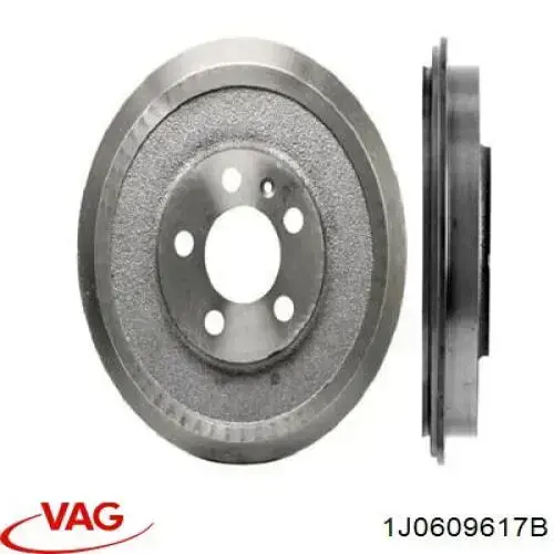 Tambor de freno trasero VAG 1J0609617B precio, desde 50,82 EUR