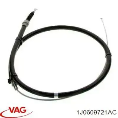 1J0609721AC VAG Cable de freno de mano trasero derecho/izquierdo