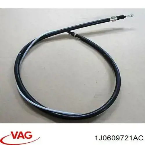 1J0609721AC VAG cable de freno de mano trasero derecho/izquierdo