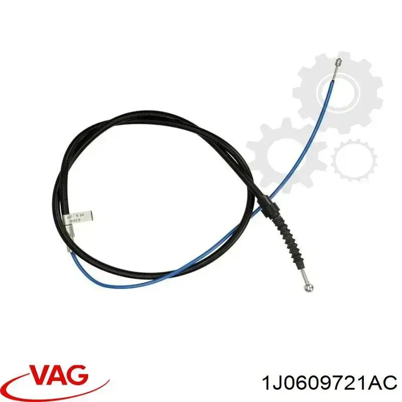 Cable de freno de mano trasero derecho/izquierdo VAG 1J0609721AC