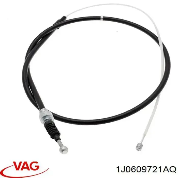 1J0609721AQ VAG cable de freno de mano trasero derecho/izquierdo