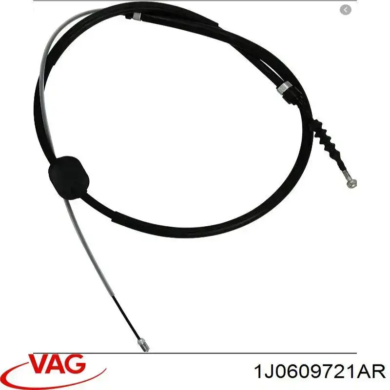 1J0609721AR VAG cable de freno de mano trasero derecho/izquierdo