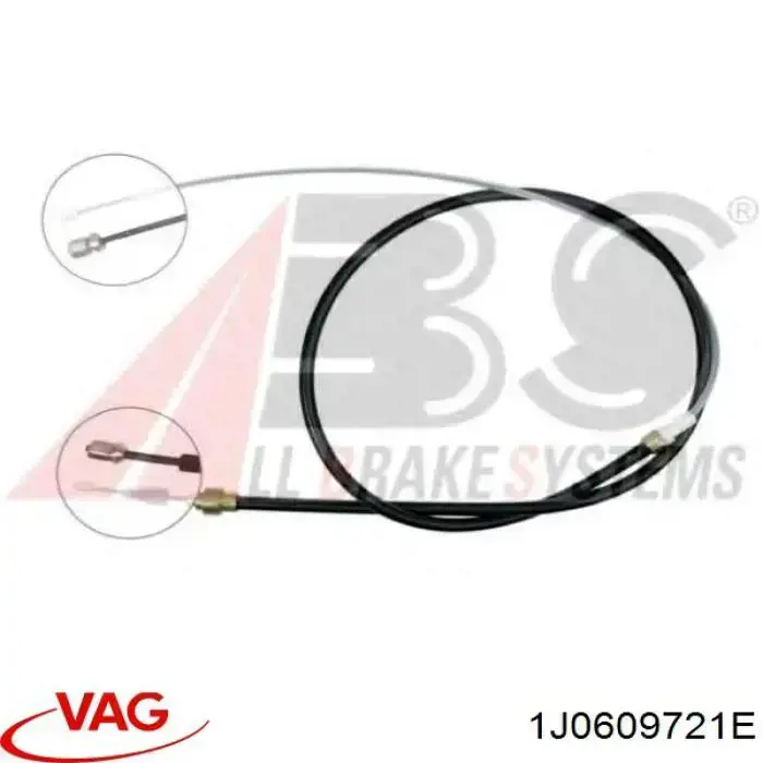 Cable de freno de mano trasero derecho/izquierdo VAG 1J0609721E precio, desde 13,11 EUR