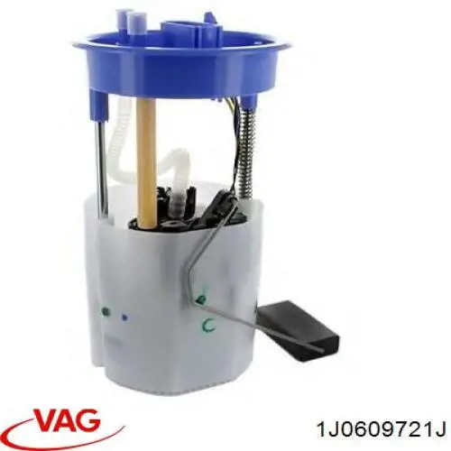 1J0609721J VAG Cable de freno de mano trasero derecho/izquierdo