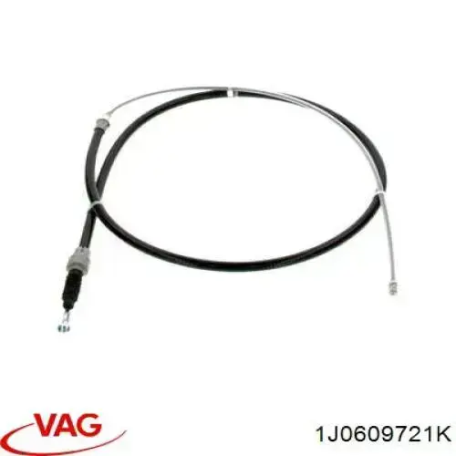 1J0609721K VAG cable de freno de mano trasero derecho/izquierdo