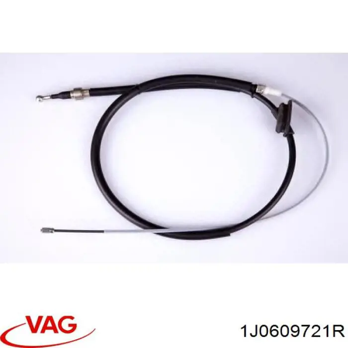 1J0609721R VAG cable de freno de mano trasero derecho/izquierdo