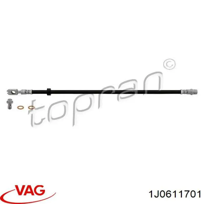 Latiguillos de freno delantero 1J0611701 VAG