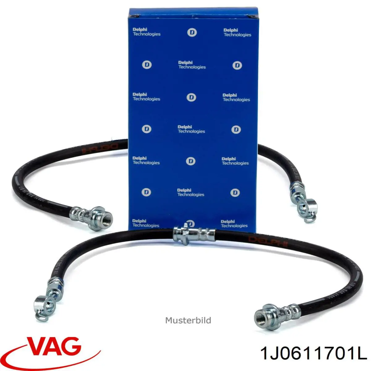 Latiguillos de freno delantero 1J0611701L VAG