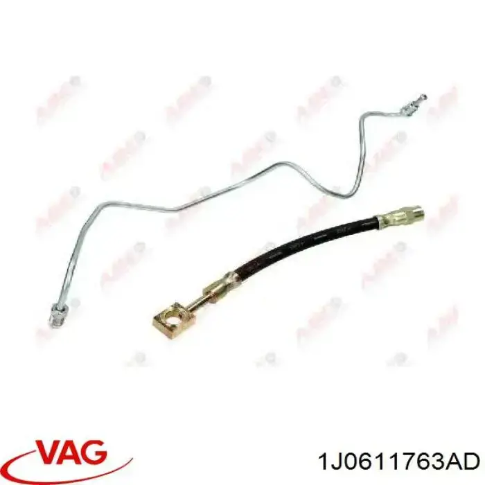 1J0611763AD VAG tubo flexible de frenos trasero izquierdo