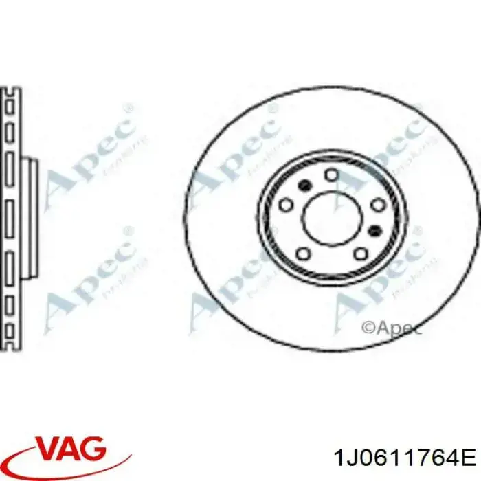 Comprar 1J0611764E VAG Tubo de freno trasero derecho