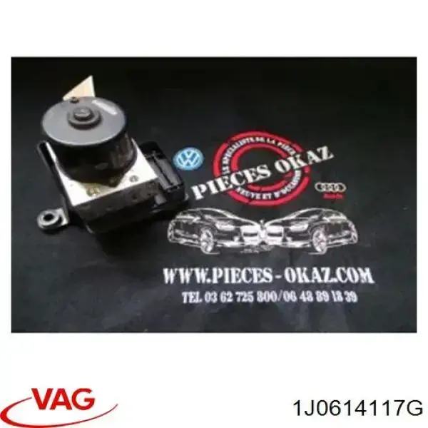 Módulo hidráulico ABS VAG 1J0614117G