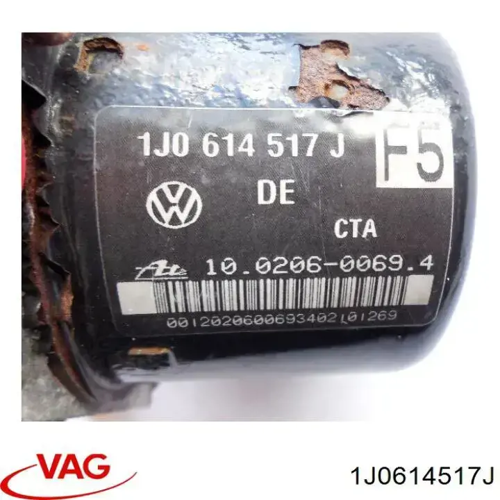 Bloque hidráulico ABS VAG 1J0614517J precio, desde 50,82 EUR