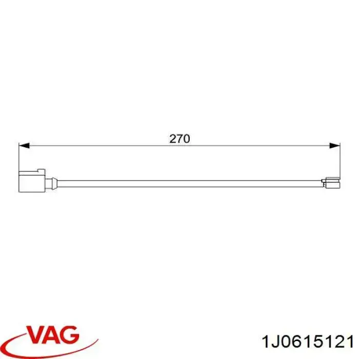Sensor de desgaste de las pastillas de freno delanteras Road House 001060 precio, desde 6,15 EUR