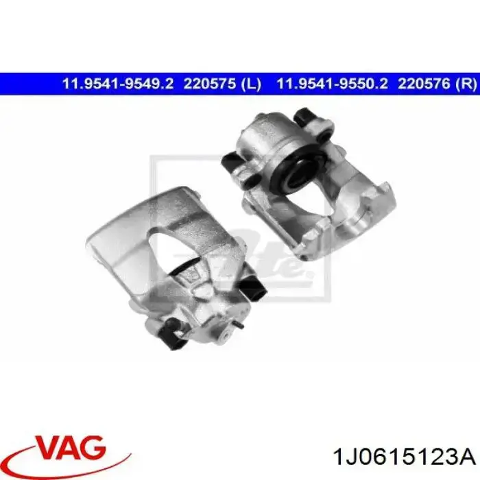 Comprar 1J0615123A VAG Pinza de freno delantera izquierda