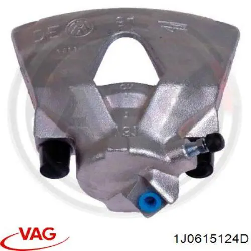 Pinza de freno delantera derecha 1J0615124D VAG