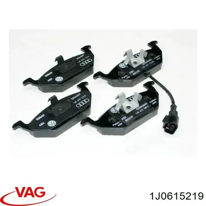 Guía de la pinza de freno delantera VAG 1J0615219