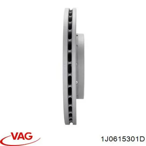 Disco de freno 1J0615301D VAG